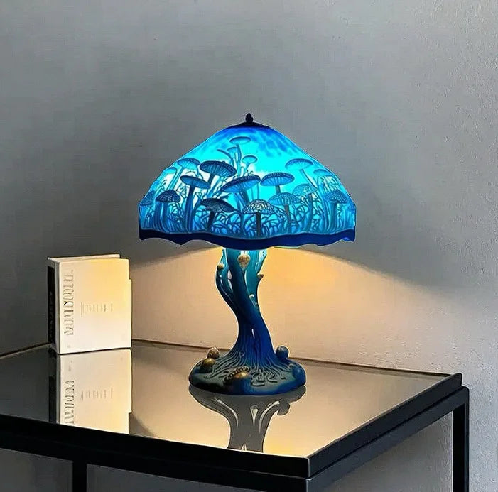 The Enchanted Forest Stained Glass Lamp