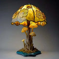 The Enchanted Forest Stained Glass Lamp