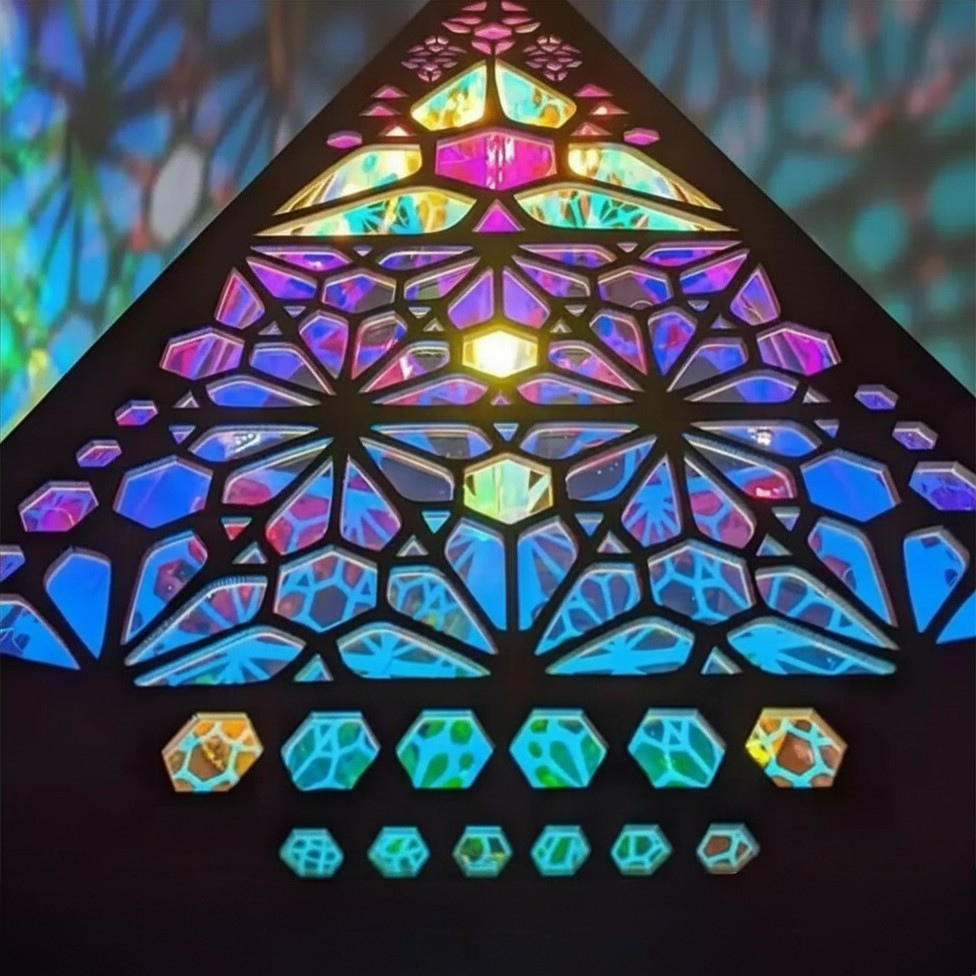 The Prism Mandala Pyramid Light