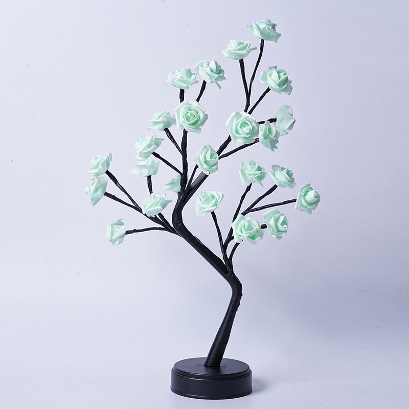 Enchanted Rose Tree Fairy Lamp | Warm LED Night Light - Glow & Drift