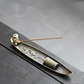 Japanese Style Fisherman Boat Incense Holder | Zen Home Decor - Glow & Drift