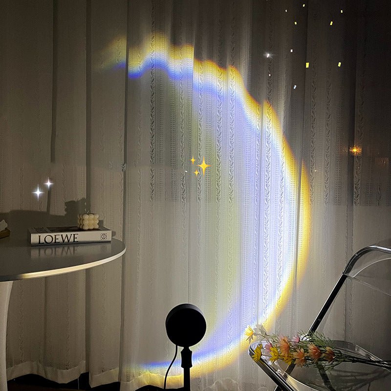 Moonlight Projection Lamp | Ambient LED Wall Decor & Mood Light - Glow & Drift