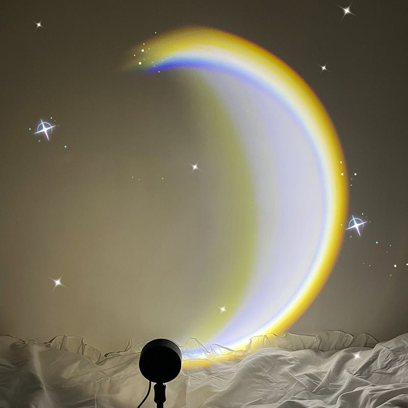 Moonlight Projection Lamp | Ambient LED Wall Decor & Mood Light - Glow & Drift