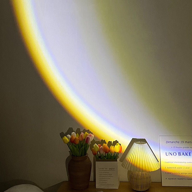 Moonlight Projection Lamp | Ambient LED Wall Decor & Mood Light - Glow & Drift