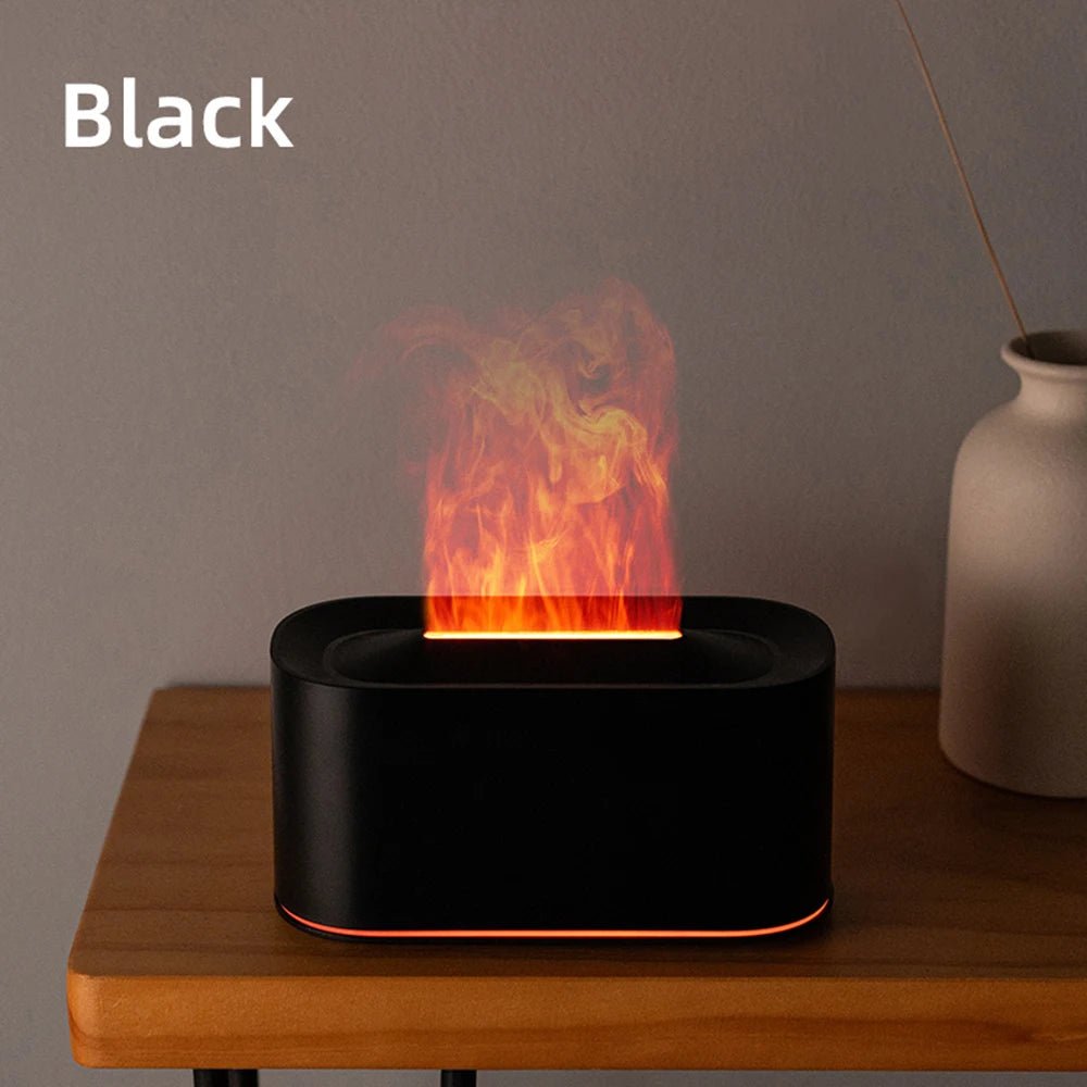 The Ember Flame Essential Oil Diffuser | Colorful Mist Humidifier - Glow & Drift