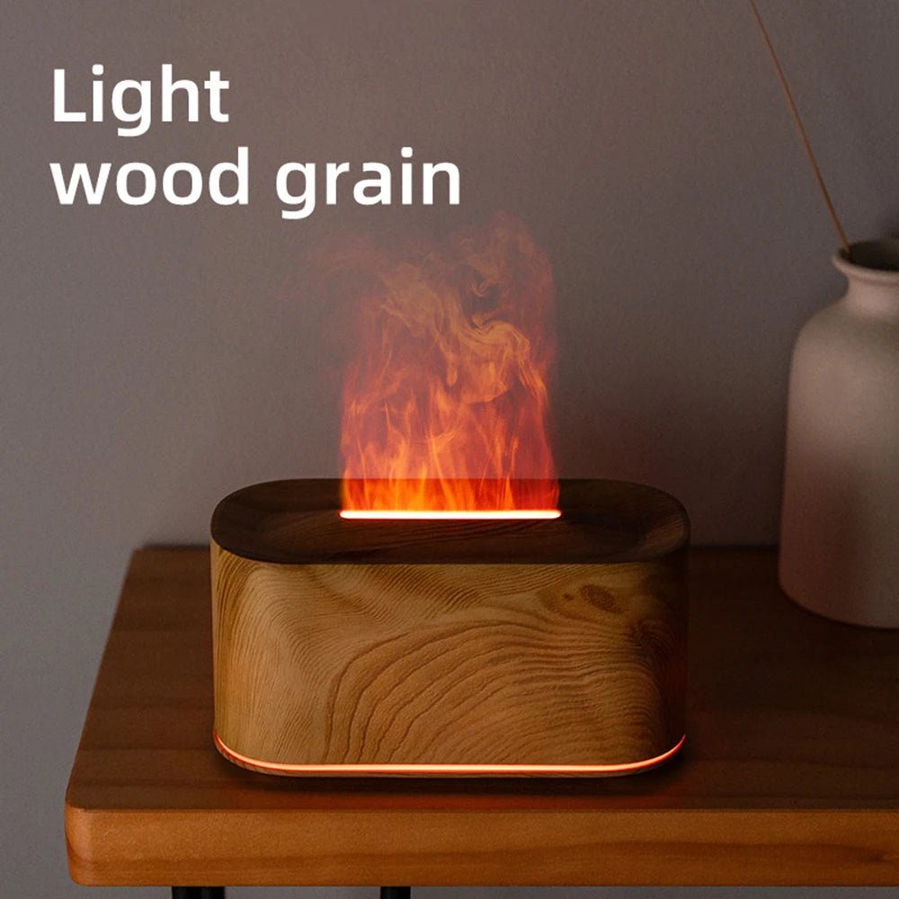 The Ember Flame Essential Oil Diffuser | Colorful Mist Humidifier - Glow & Drift