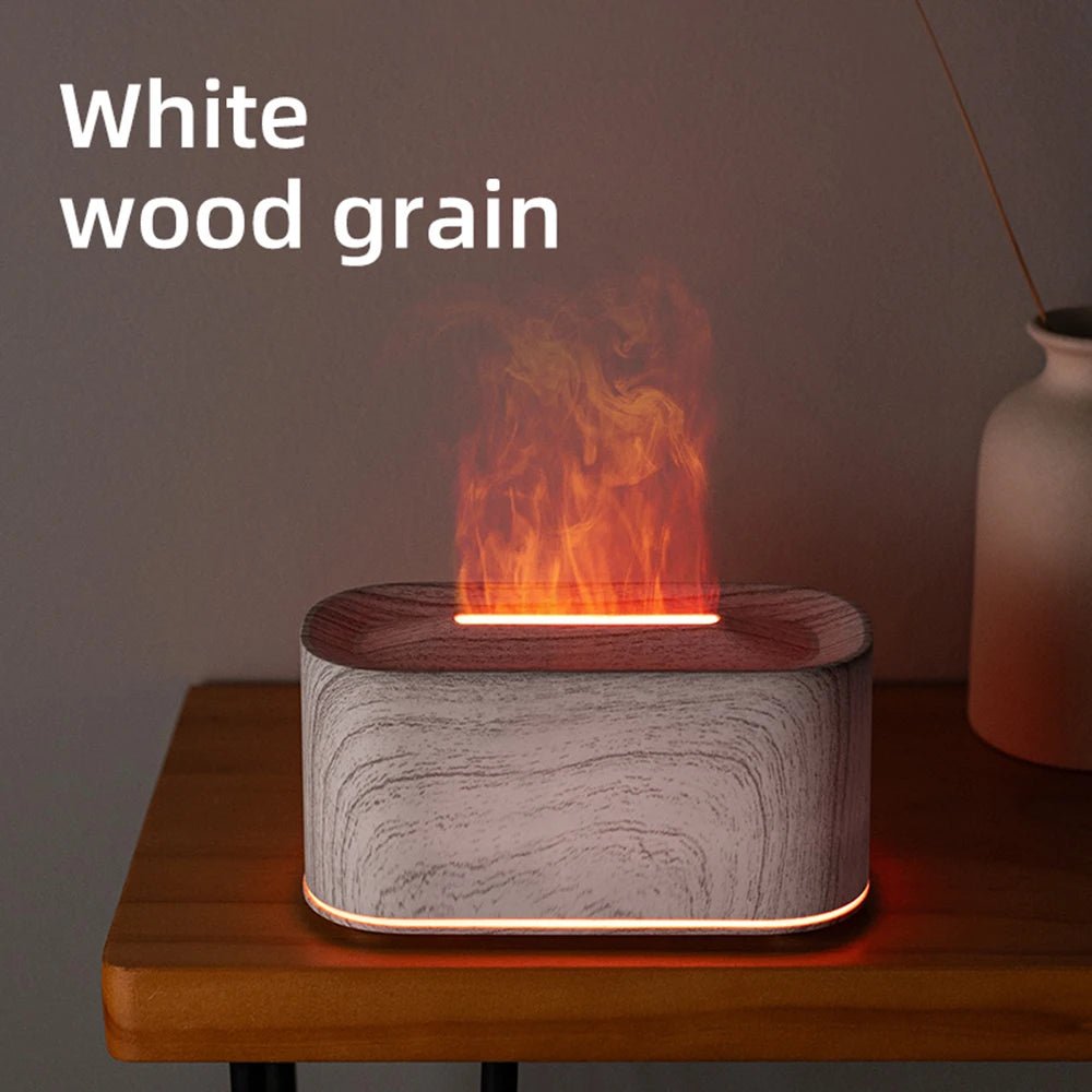 The Ember Flame Essential Oil Diffuser | Colorful Mist Humidifier - Glow & Drift