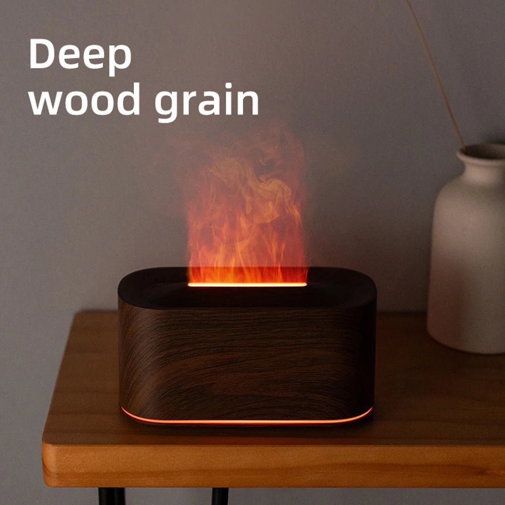 The Ember Flame Essential Oil Diffuser | Colorful Mist Humidifier - Glow & Drift