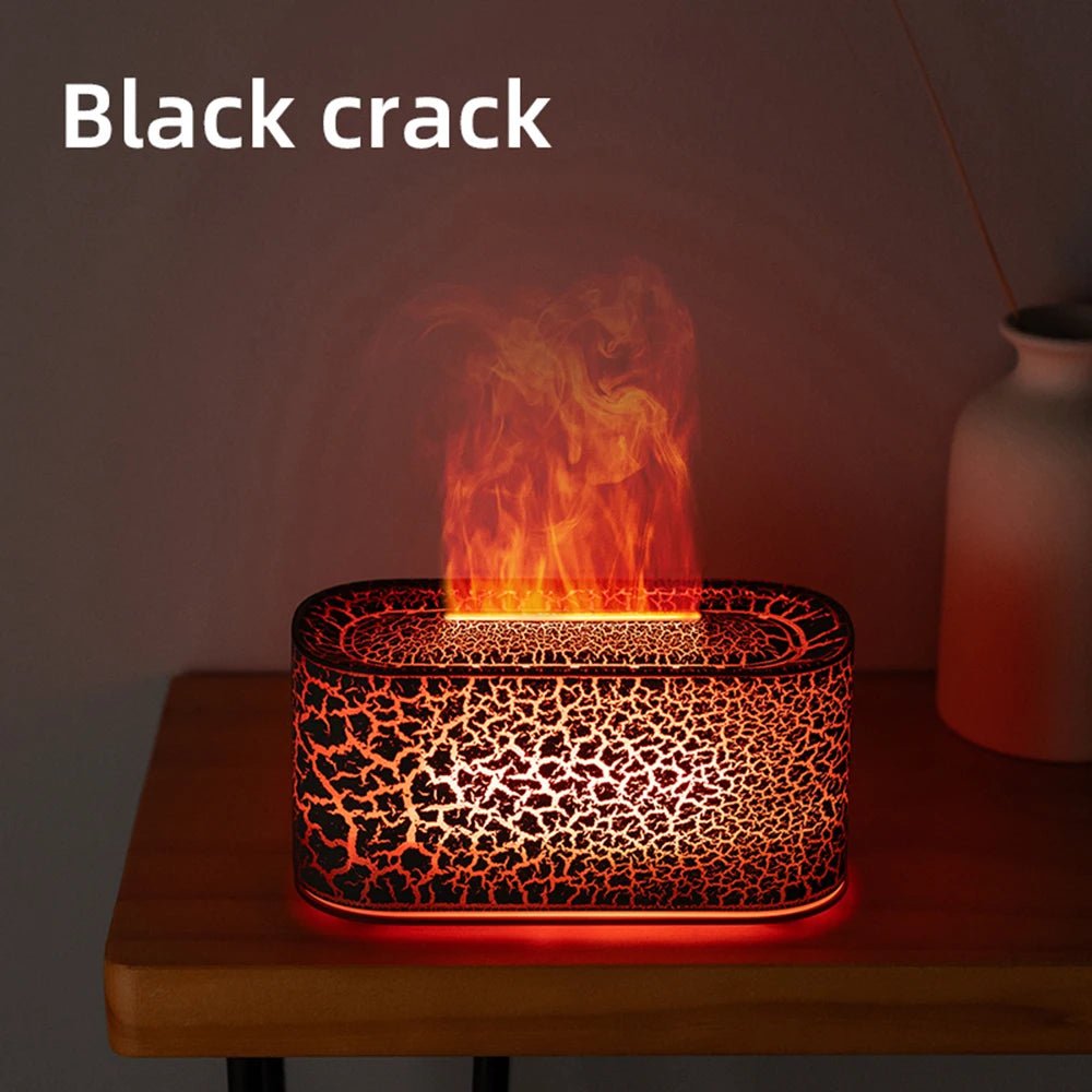 The Ember Flame Essential Oil Diffuser | Colorful Mist Humidifier - Glow & Drift