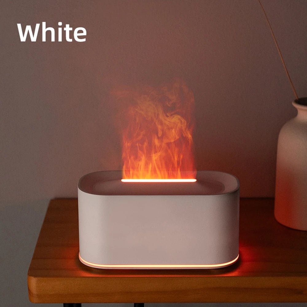 The Ember Flame Essential Oil Diffuser | Colorful Mist Humidifier - Glow & Drift