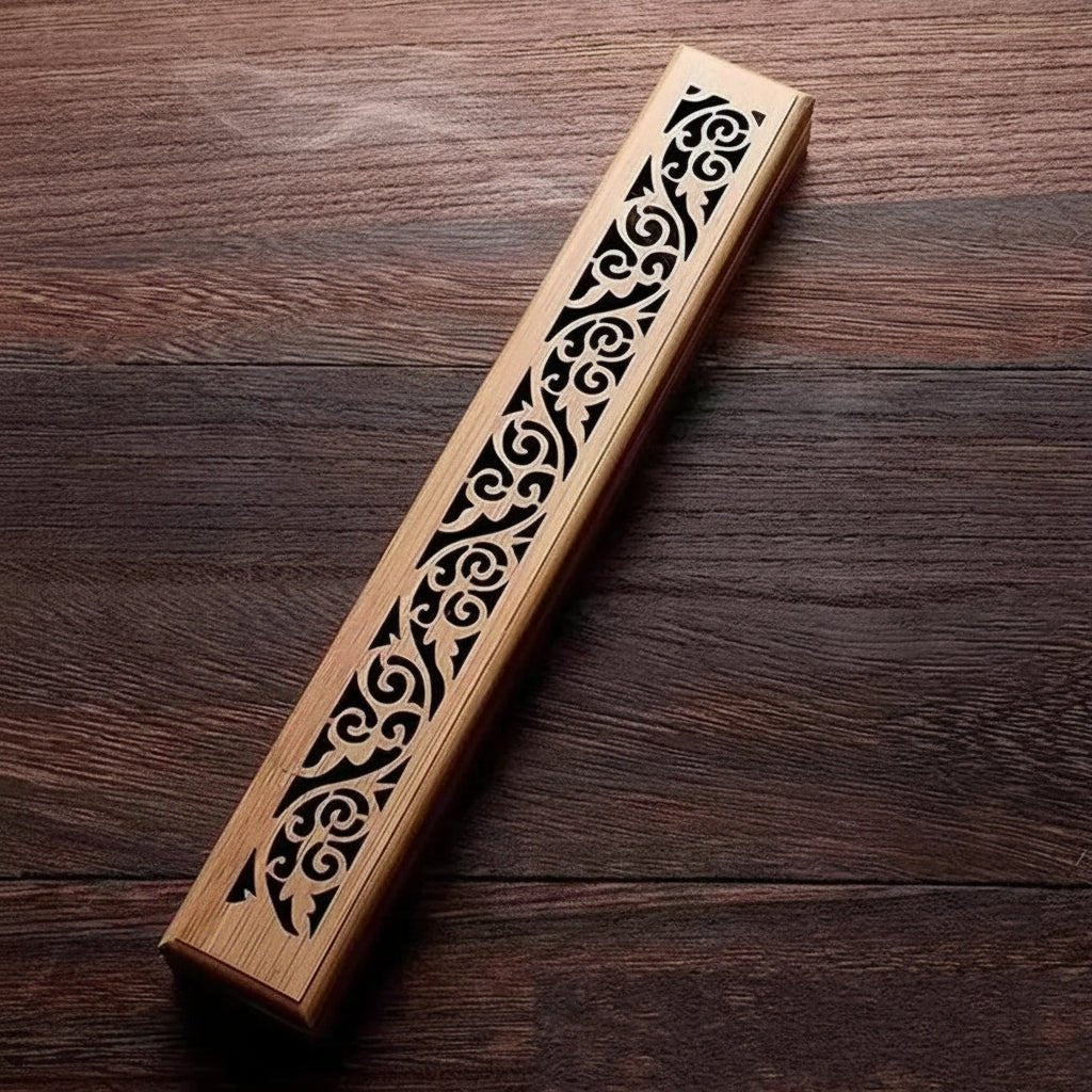 The Minimalist Bamboo Incense Box - Glow & Drift