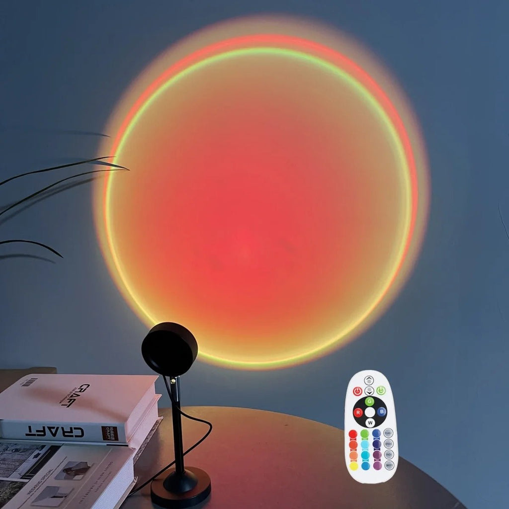 The Prism 16 - Color Sunset Projector | Rotatable Ambient Light - Glow & Drift