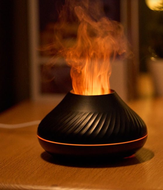 Volcanic Eruption Aroma Diffuser | 130ml Portable Mist Humidifier - Glow & Drift